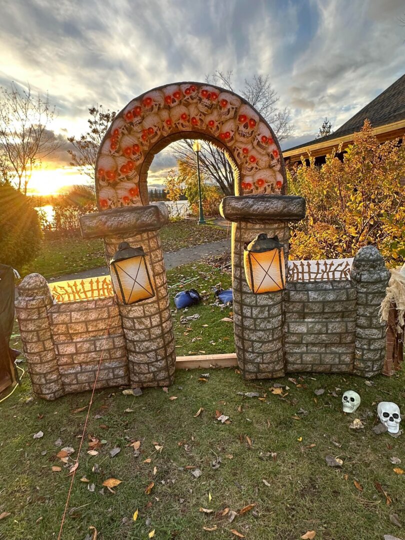 Décoration gonflable halloween