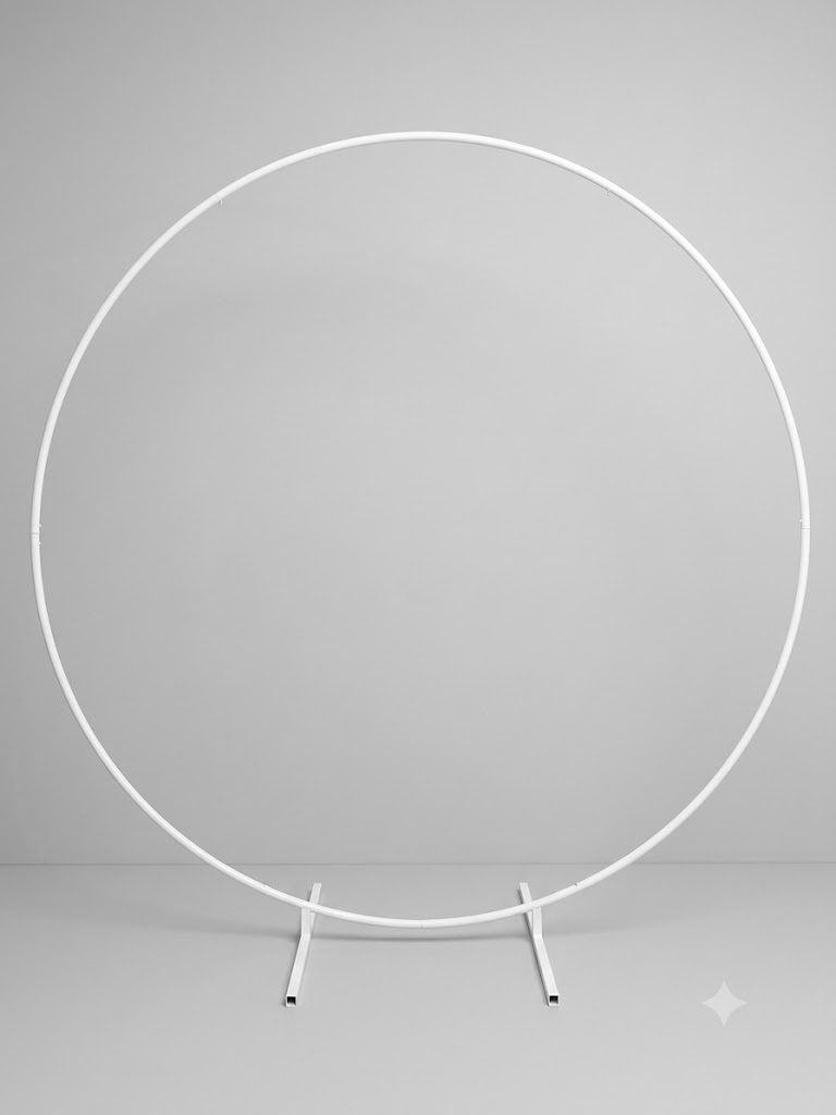 Arche ronde blanche